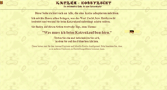 Desktop Screenshot of katzen-hobbyzucht.de